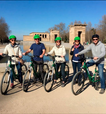 tour bici debod madrid